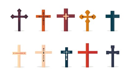 Different types of Christian Cross