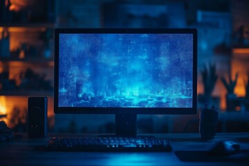 BSOD Blue Screen. Death Error On PC Computer