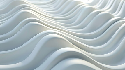 A smooth, undulating surface resembling waves, conveying a sense of fluidity and calm.