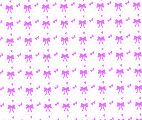 Pink bow pattern 