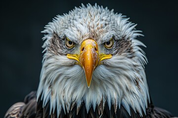 Obraz premium American bald eagle animal beak bird.