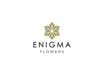 illustration Simple elegant flower logo template icon design. Luxury flower logo design vector illustration