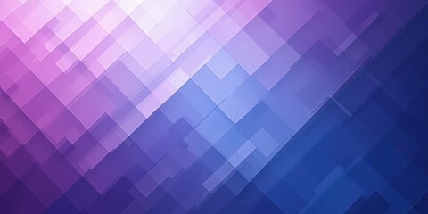Fototapeta premium A mesmerizing blend of purple and blue forms an intricate mosaic of overlapping triangles, crafting an abstract symphony in this captivating close-up view
