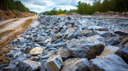 Road Construction: Sand is an essential part of asphalt in road building and is also used on icy roads to increase traction and safety for vehicles in cold weather.