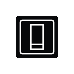 light switch icon design vector template