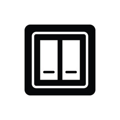 light switch icon design vector template