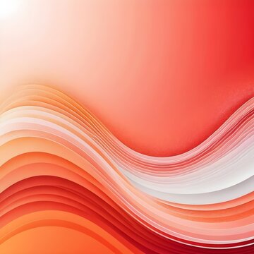 Rojo carmes&iacute;, escarlata, mandarina, naranja, melocot&oacute;n, fondo abstracto blanco. Degradado de color degradado. Pulverizaci&oacute;n de part&iacute;culas granulares de grano ruidoso. Onda de l&iacute;nea. P&aacute;lido suave y cla