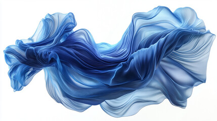 Obraz premium dark blue silk chiffon