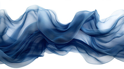 dark blue silk chiffon