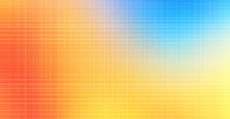 Abstract Geometric Gradient - Blue and Orange Low Poly Background