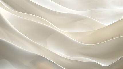 Obraz premium Soft, flowing layers of translucent fabric create a serene, abstract composition.