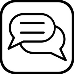 Chat Bubble vector icon style