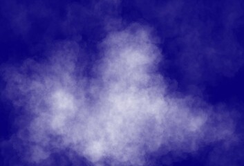 Abstract colorful background. Purple blue white background with smoke cloud copy space for design. Web banner.