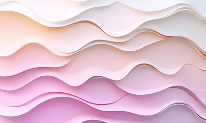 Obraz premium Abstract pastel waves background, design element, website banner