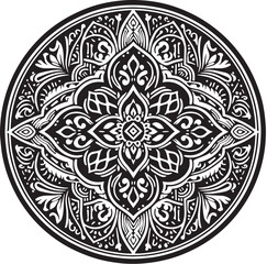 Black Area Rug Silhouette Vector, High Quality Illustration on White Background