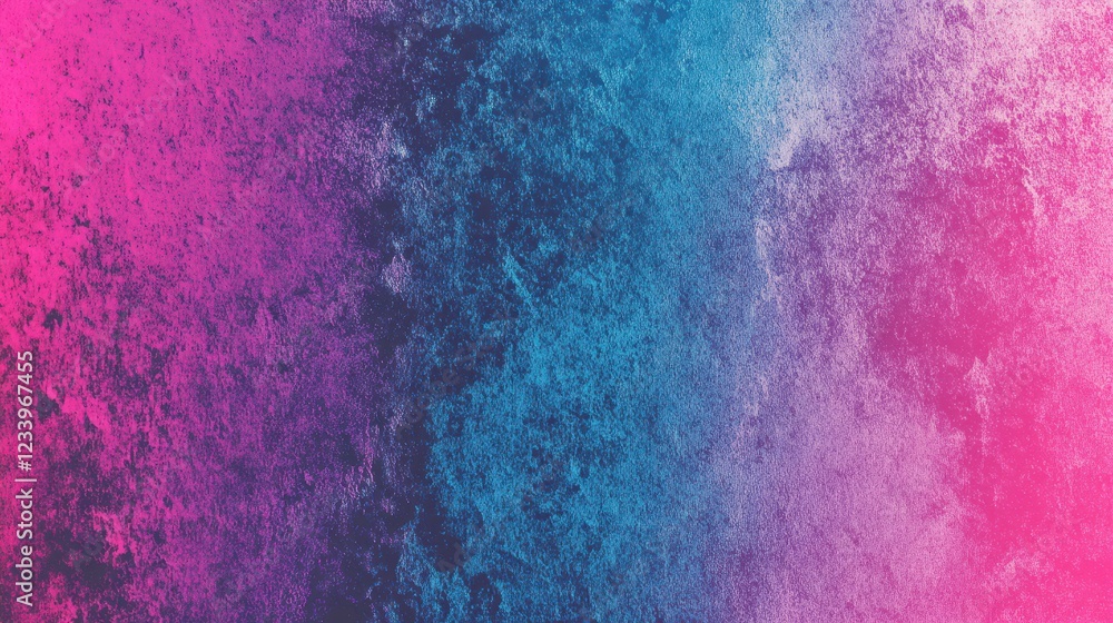 Fototapete an abstract gradient background blending pink, blue, and purple hues with a grainy noise texture. th