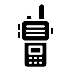 walkie talkie Solid icon