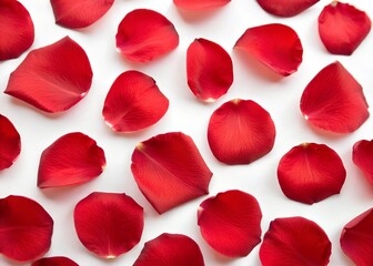 red rose petals