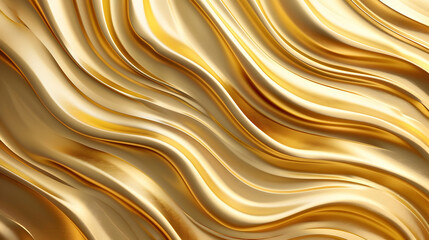 A smooth, flowing golden texture creating a luxurious and elegant appearance.