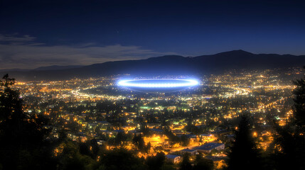 Fototapeta premium UFO alien ships,