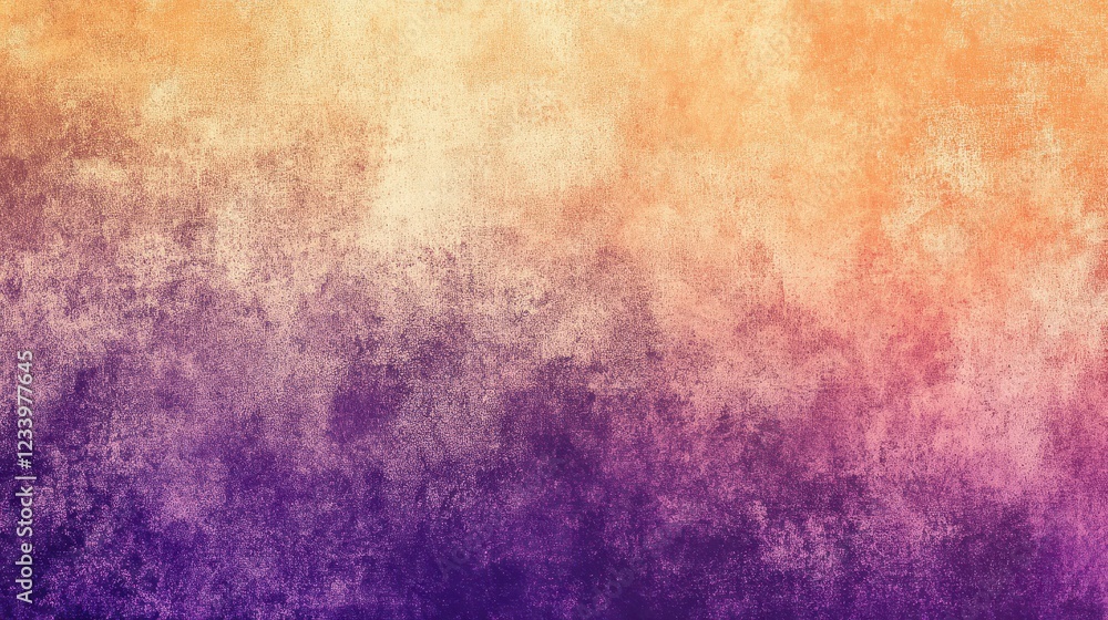 Poster an abstract grainy poster background featuring a blend of purple, orange, and beige with a noise tex