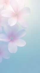 Fototapeta premium Blurred gradient illustration pink flowers backgrounds outdoors blossom.