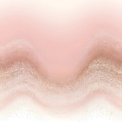 Rosa rubor, oro rosa, champán, beige, marfil, fondo abstracto blanco. Degradado de color degradado. Pulverización de partículas granulares de grano ruidoso. Onda de línea. Pálido suave y claro. Lámina