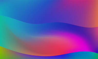 Light Multicolor vector blurred template. Abstract colorful illustration with gradient. New style design for your brand book.