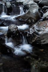 美しい滝のある風景　愛知県