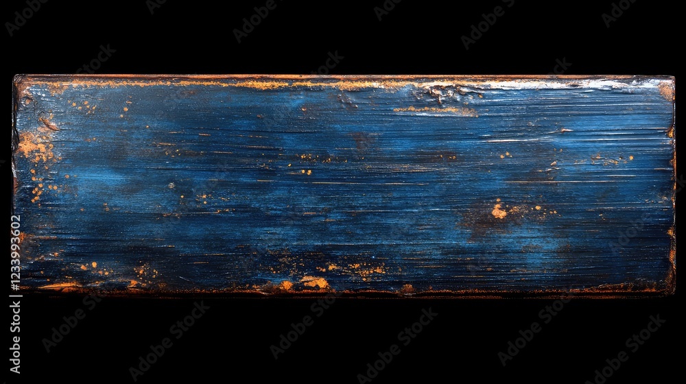 Aufkleber grungy, oxidized surface with deep rust marks and peeling layers of paint, leaving ample room in the