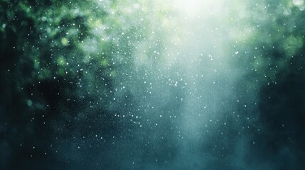 Soft Light Beams Through Mist Creating a Dreamy Atmosphere