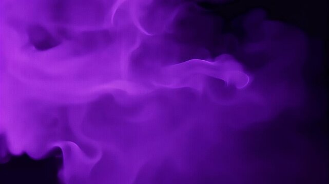 shadowy spell with glowing purple smoke tendrils, swirling