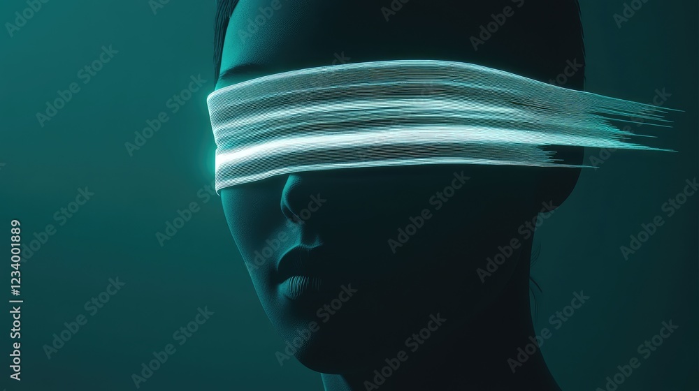 Poster surreal futuristic ai-powered digital interface, glowing data analytics, and a high-tech cyber-inspi