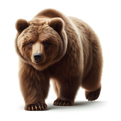 Fototapeta premium brown bear isolated