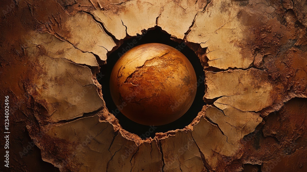 Poster textured rust background with rich natural oxidation marks, peeling paint, and smooth areas for text