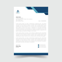 Modern Corporate Letterhead Template
