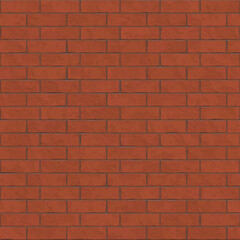 Dark red brick wall texture. Grunge seamless slanted texture. Neat dark red ceramic brick wall.