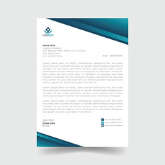 Simple and Modern Letterhead Design
