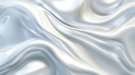Obraz premium A smooth, flowing texture resembling silk or satin in light colors.