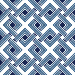 The seamless pattern is box-shaped, the lines are continuous