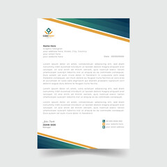 Clean & Minimalist Letterhead Template
