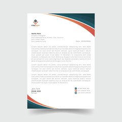 Stylish Business Letterhead Layout
