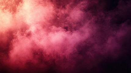 Obraz premium Crimson & Gold Smoke Clouds Rise