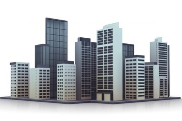 Modern buildings city architecture metropolis.