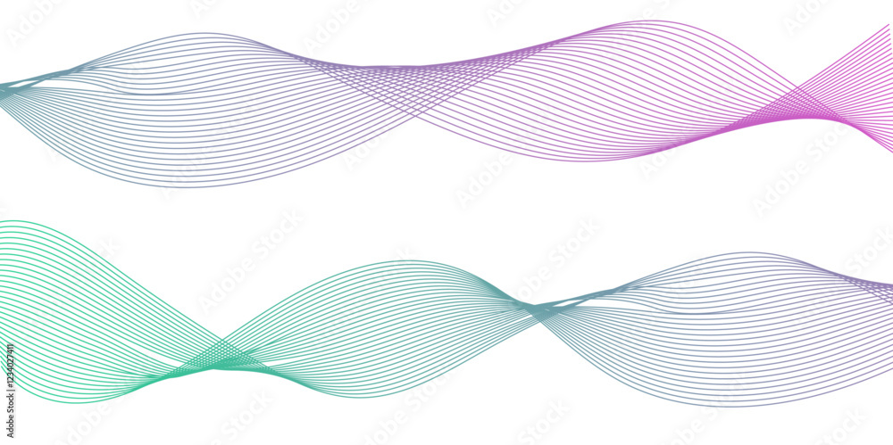 Poster background lines wave abstract stripe design. white background, mesh abstract, vector gradient line 