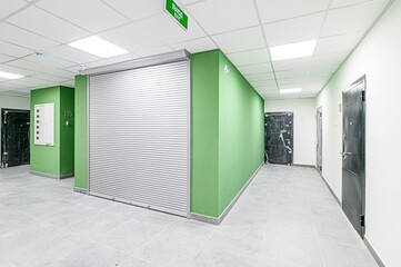 Russia, Moscow- May 27, 2020: interior apartment public place, house entrance. doors, walls,...