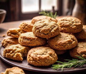 ANZAC biscuits with a golden, crunchy texture 1