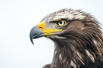 Obraz premium Eagle isolated on white background