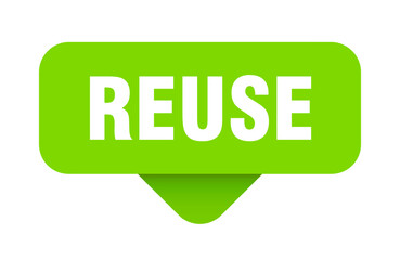 reuse sticker. reuse sign on transparent background