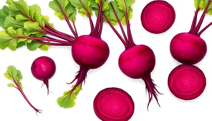 Beetroot with Green Tops 